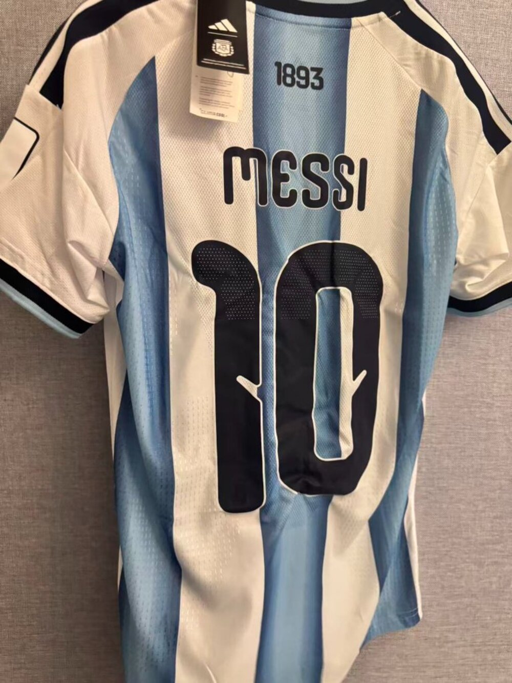 Blue White #10 Soccer Fan Jersey 2026 World Cup - Picture 2 of 8